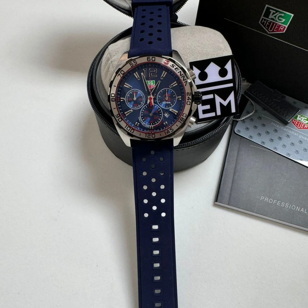 TAG Heuer Formula 1 Senna Edition – Blue/Red | Sport Strap