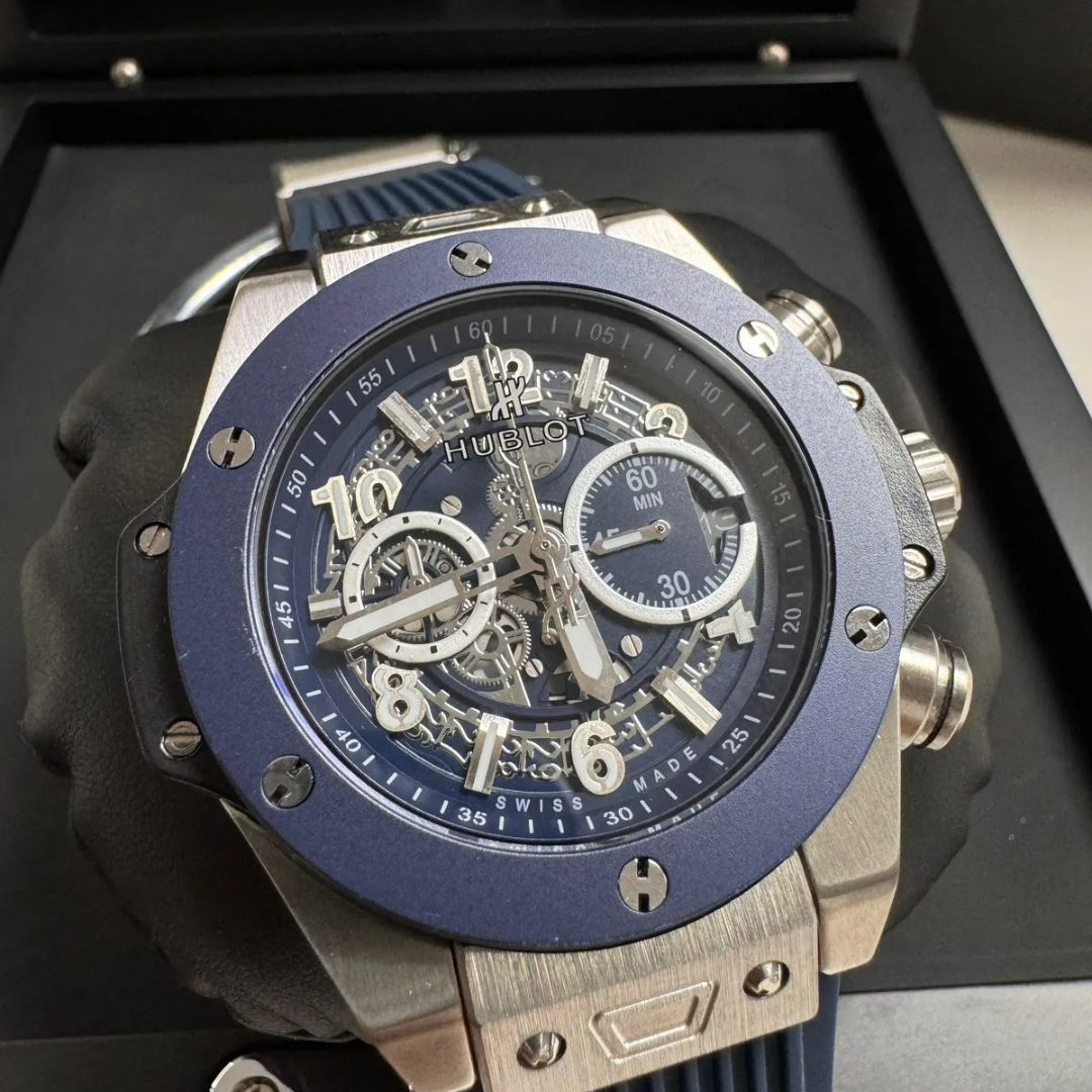 Hublot Big Bang Unico Blue Titan Skeleton