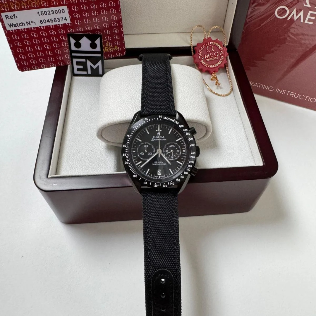 Omega Speedmaster “Dark Side of the Moon” – Black Nylon Strap