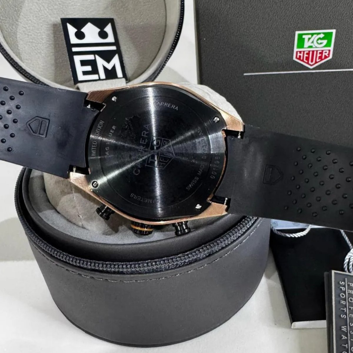 TAG Heuer Carrera Skeleton Tourbillon – Rose Gold Black