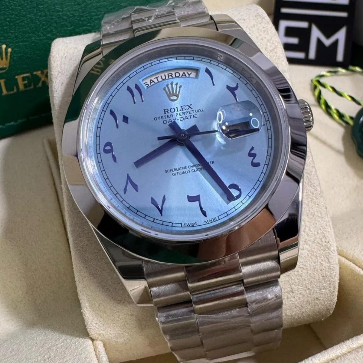 Rolex Day-Date 40 – Ice-Blue Dial