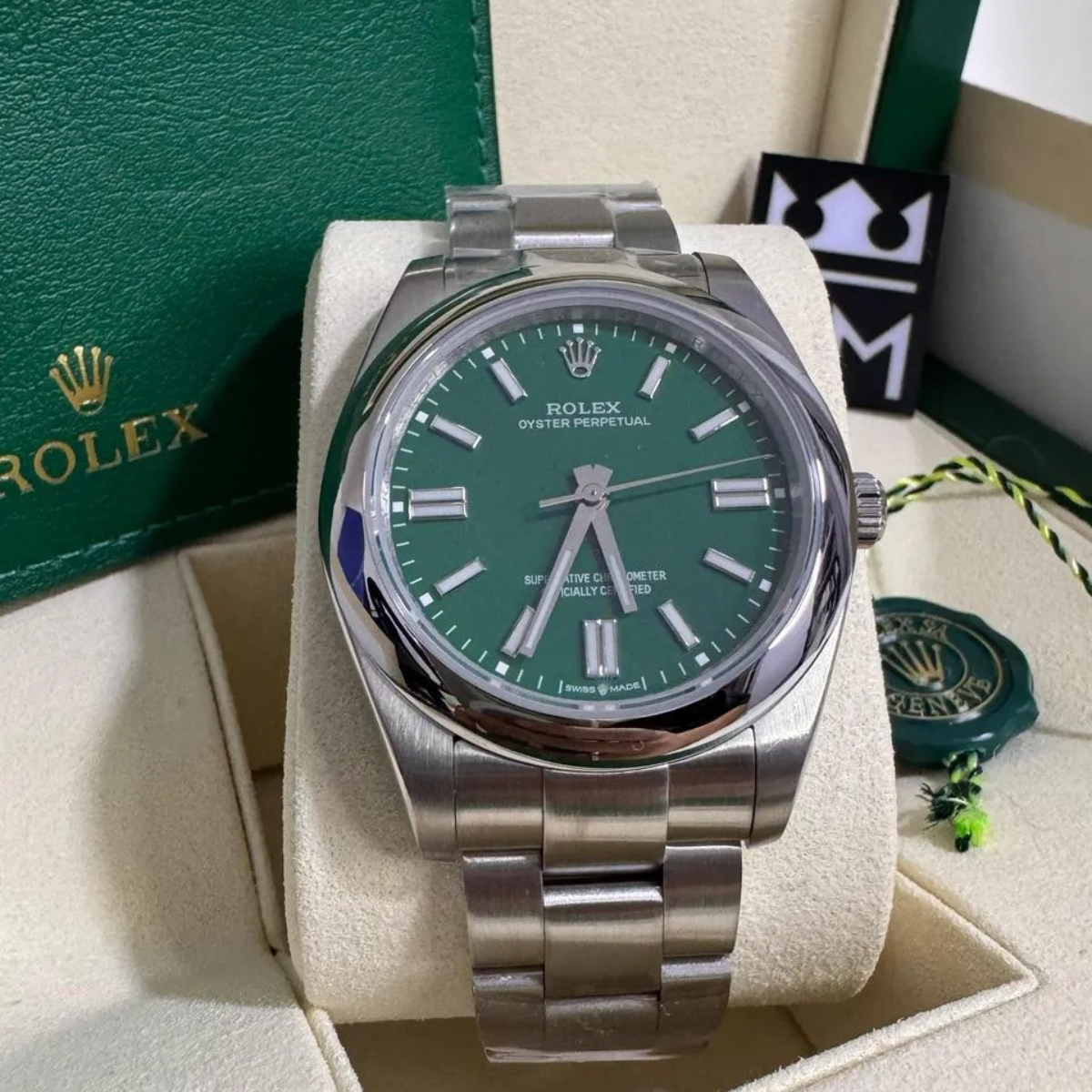 ROLEX OYSTER PERPETUAL 41 – GREEN DIAL