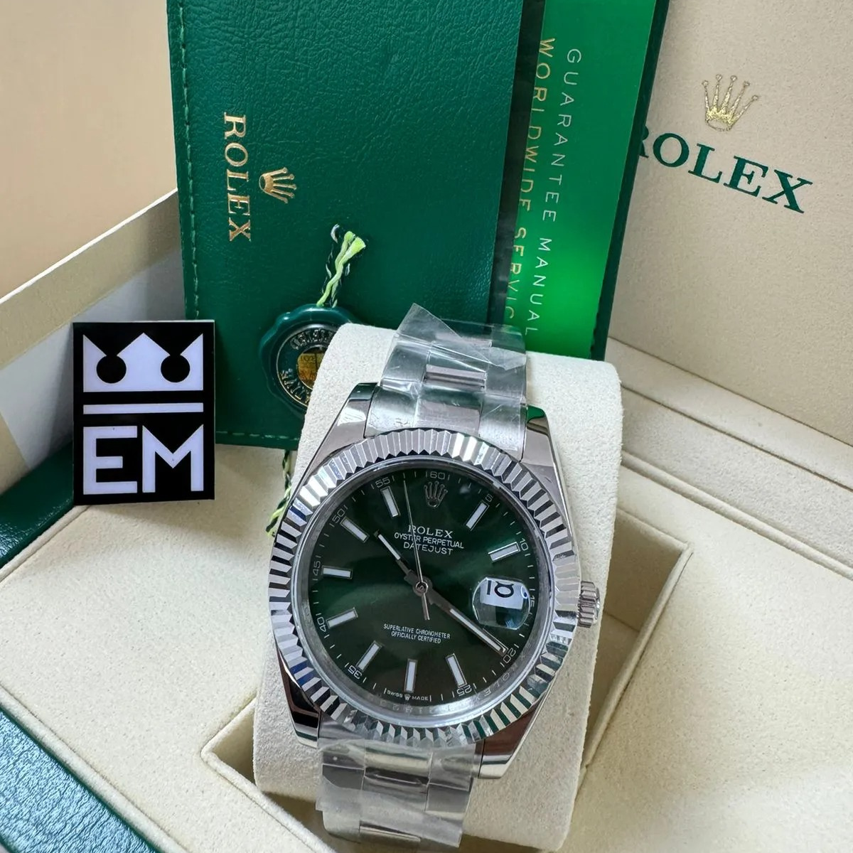 Rolex Datejust 41 – Green Dial