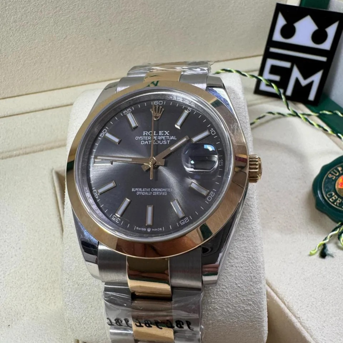 Rolex Datejust 41 – Gray Dial – Bicolor