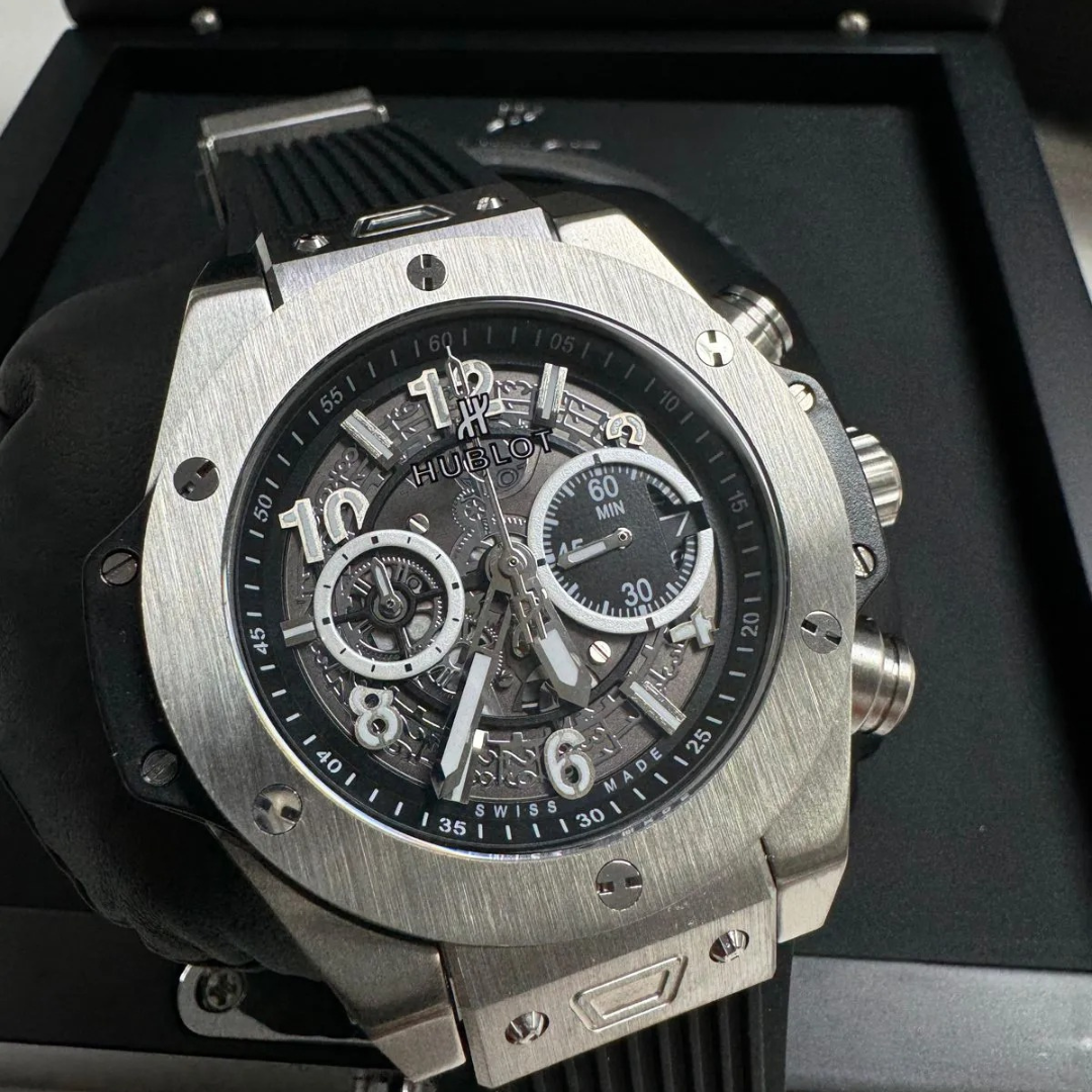 Hublot Big Bang Unico Titan Black Skeleton