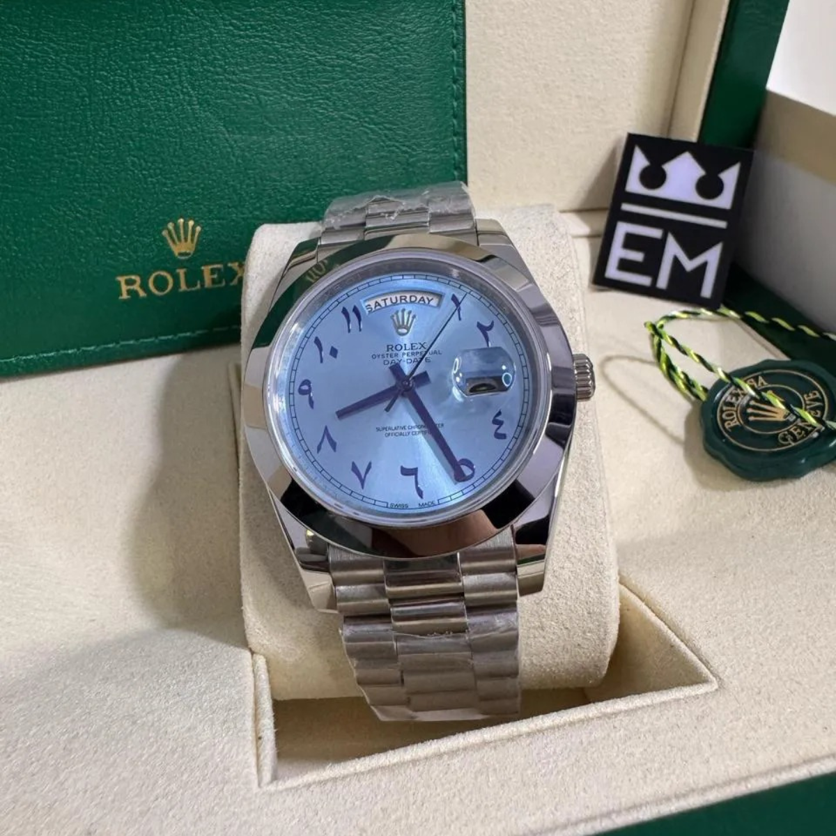 Rolex Day-Date 40 – Ice-Blue Dial