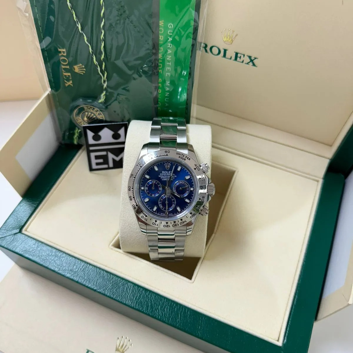 Rolex Daytona 126509 – Platin-Edition – Blue Dial