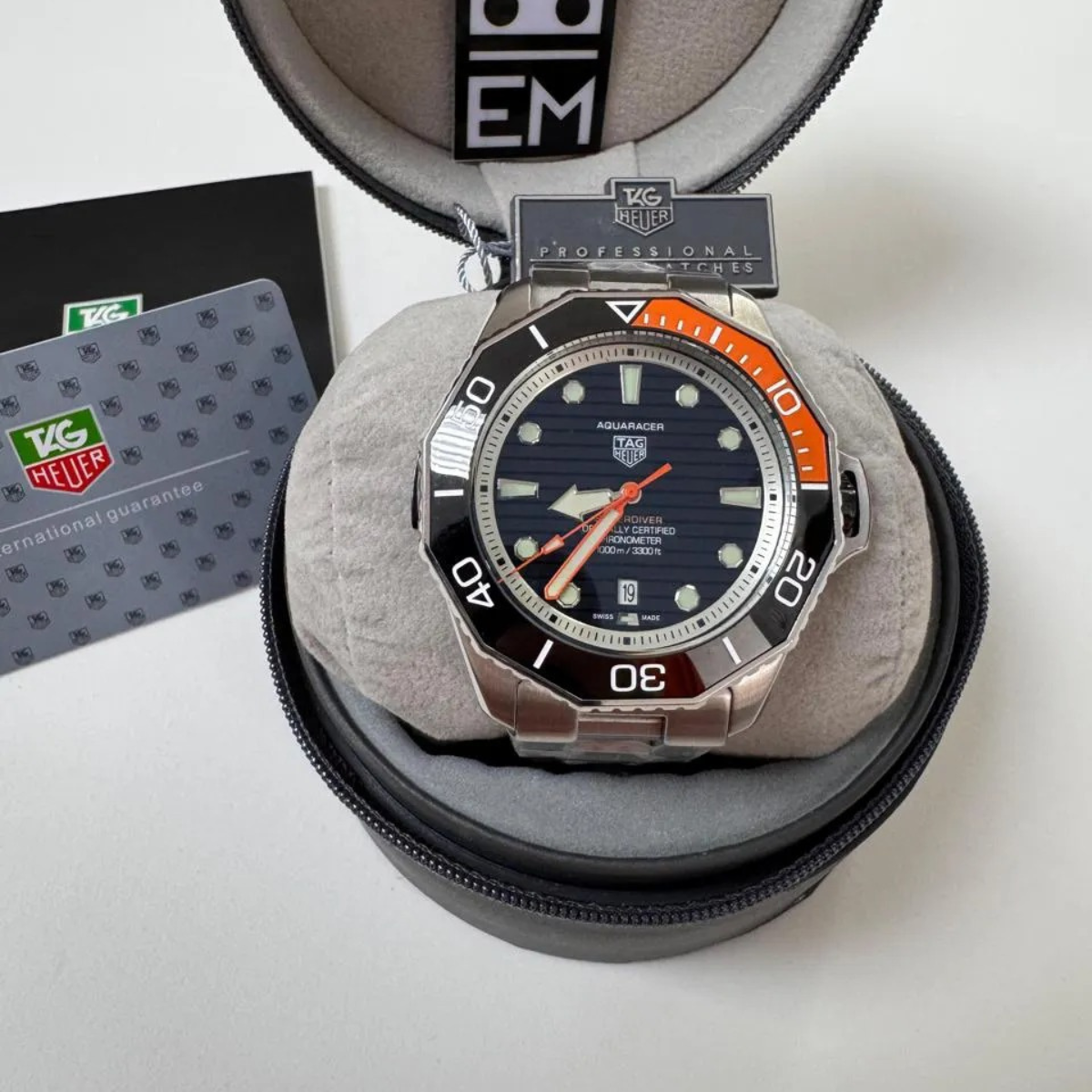 TAG Heuer Aquaracer – 43 mm – Black Dial – Steel Bracelet