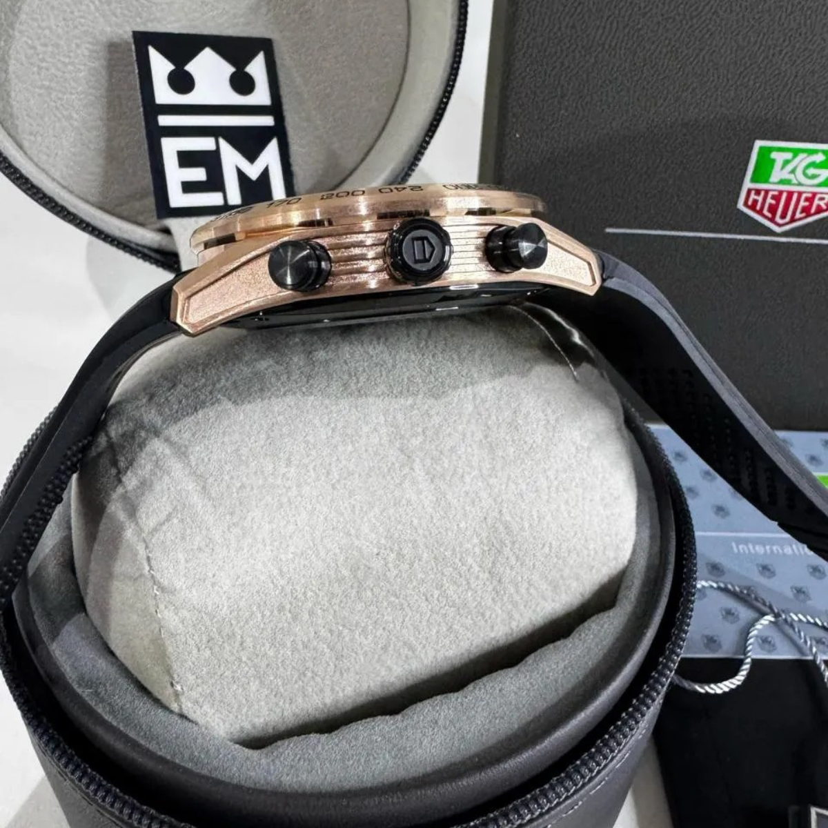 TAG Heuer Carrera Skeleton Tourbillon – Rose Gold Black