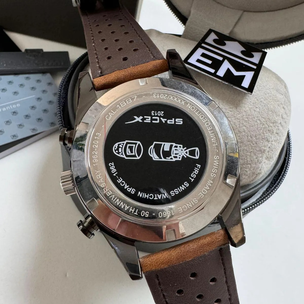 TAG Heuer Carrera Chronograph Classic White Leather Strap