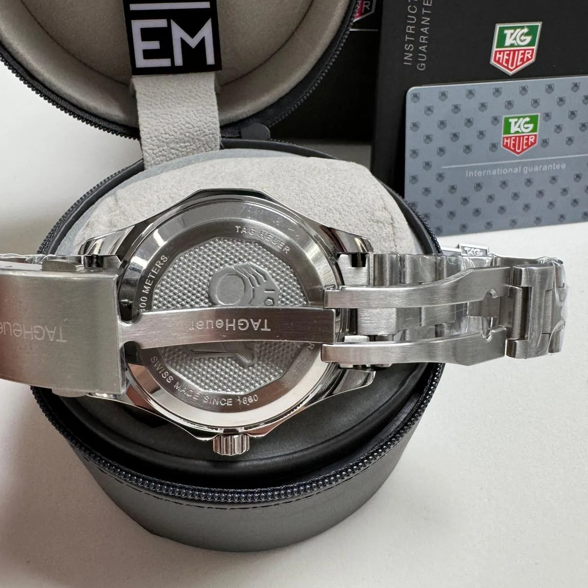 TAG Heuer Aquaracer Green Chronometer 300M Rubber Strap