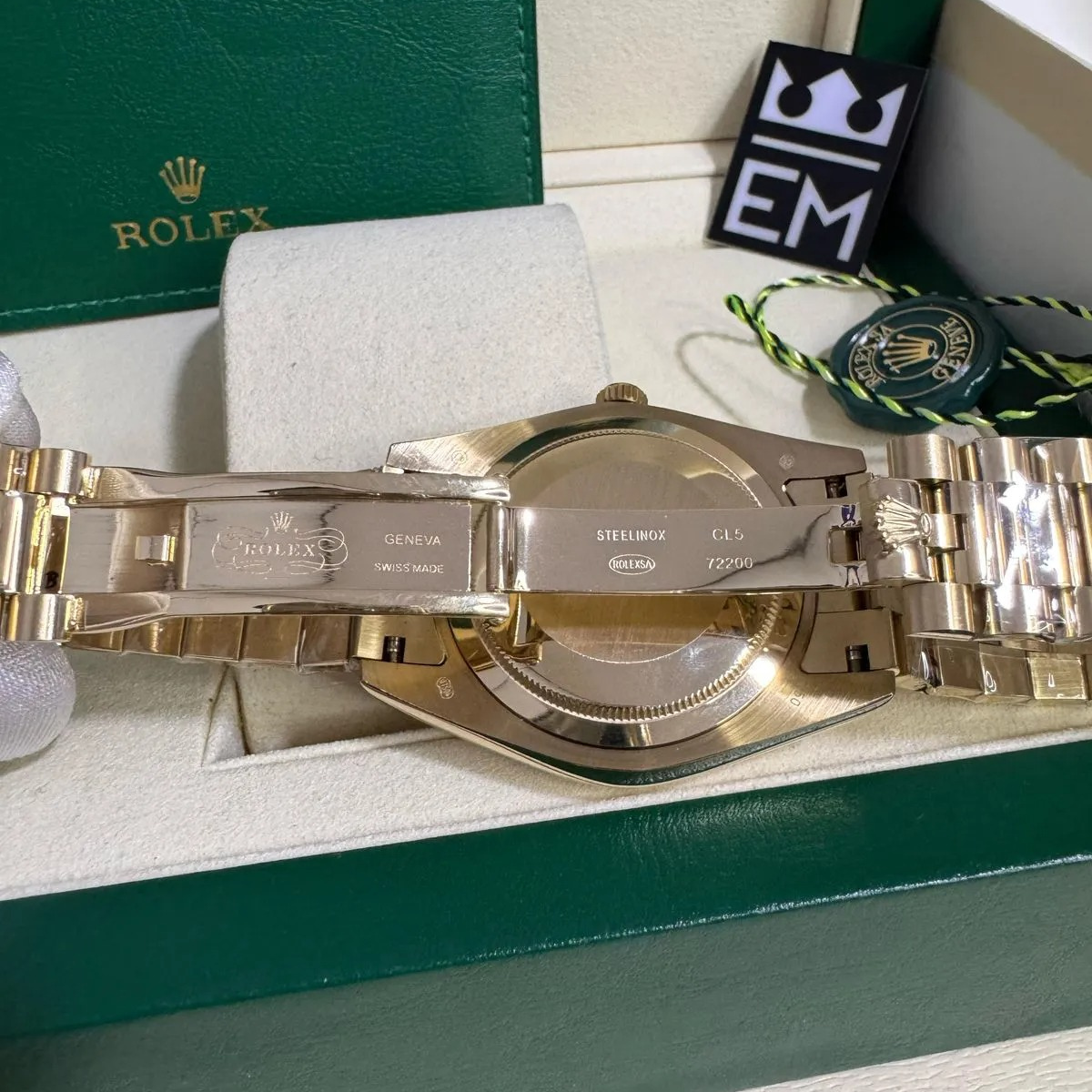 Rolex Day-Date 36 Yellow Gold – Green Dial