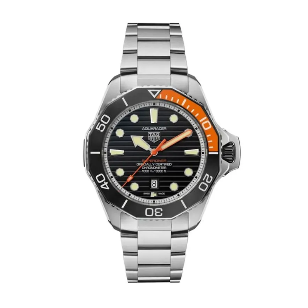 TAG Heuer Aquaracer – 43 mm – Black Dial – Steel Bracelet