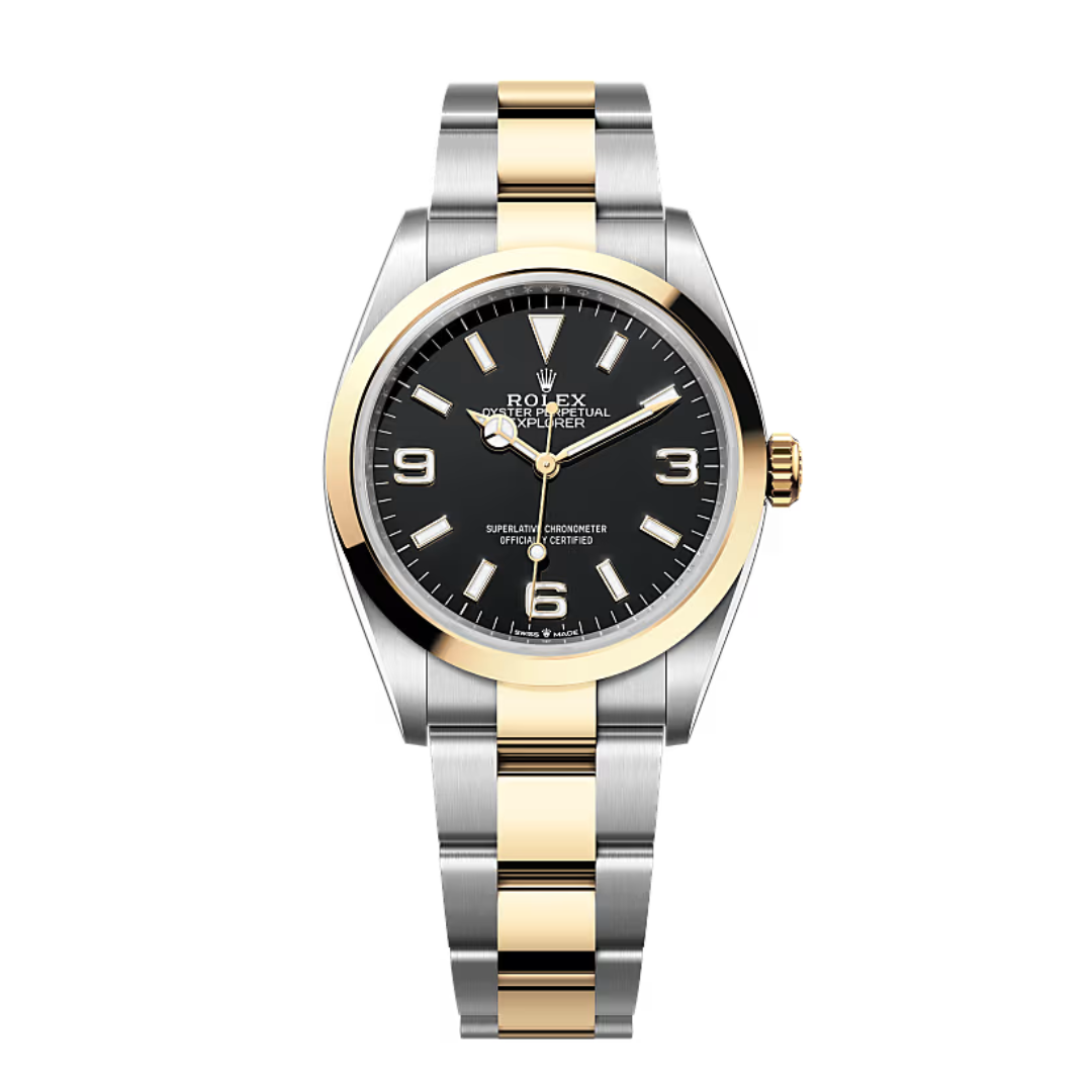 Rolex Explorer – Black Dial – Rolesor